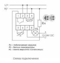 Терморегулятор RT-820M-RTC программируемый -30+140